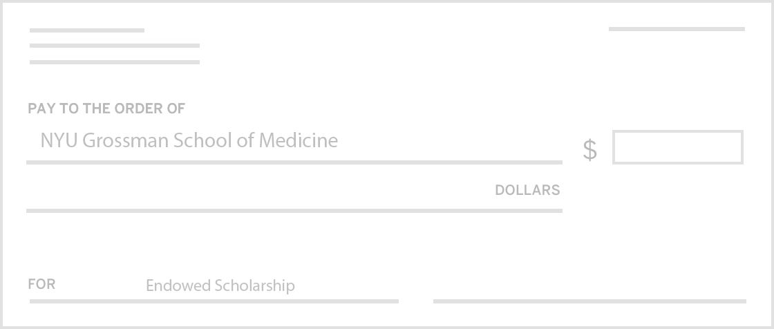 Pay by check - Endowed Scholarship